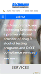 Mobile Screenshot of oschmannscreening.com
